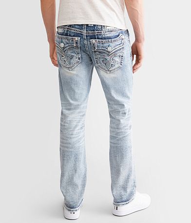 Rock Revival Elijah Slim Straight Stretch Jean BACK