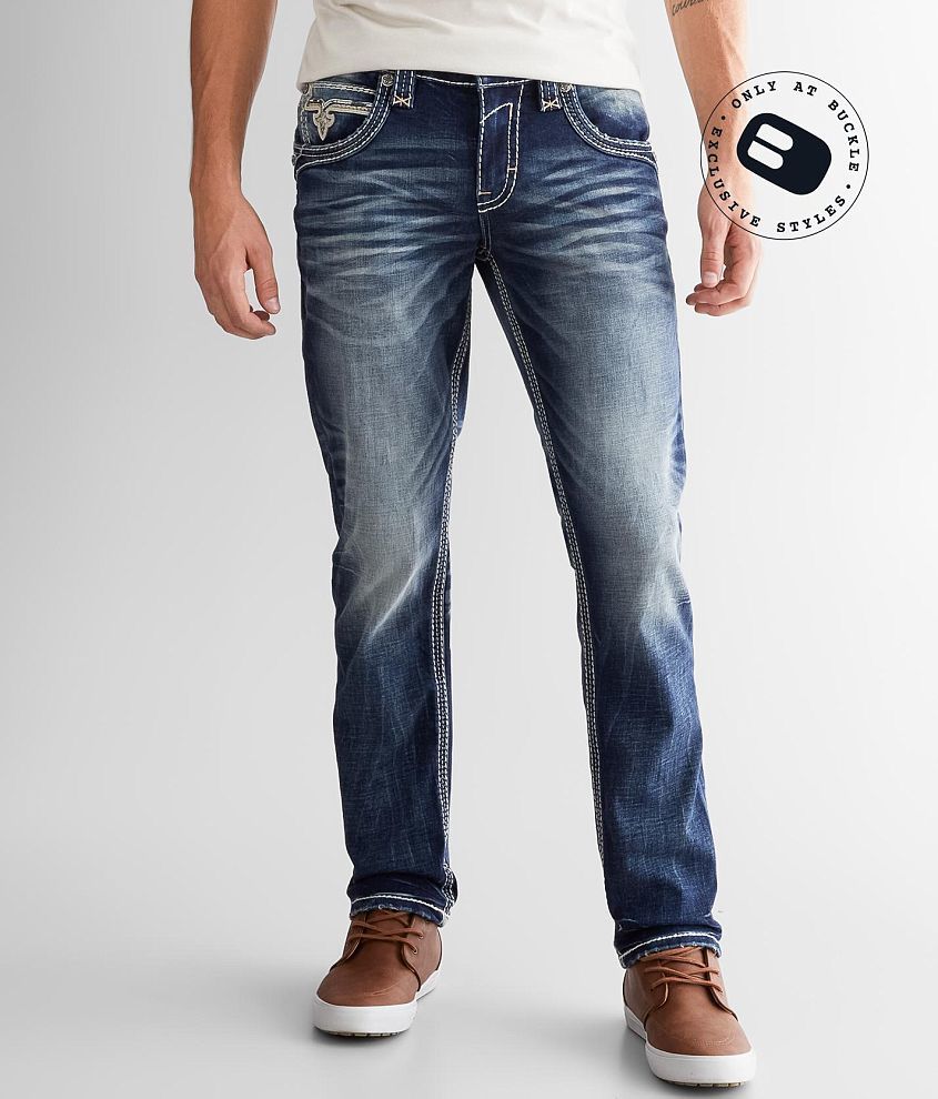 Rock revival men's store straight leg jeans