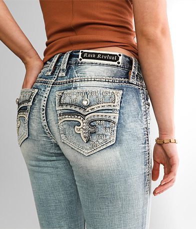 Rock Revival Dubarry Mid-Rise Straight Stretch Jean misc detail 1 view