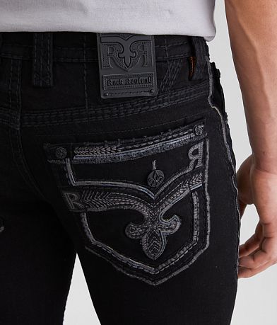 Rock Revival Tate Slim Boot Stretch Jean back pocket view