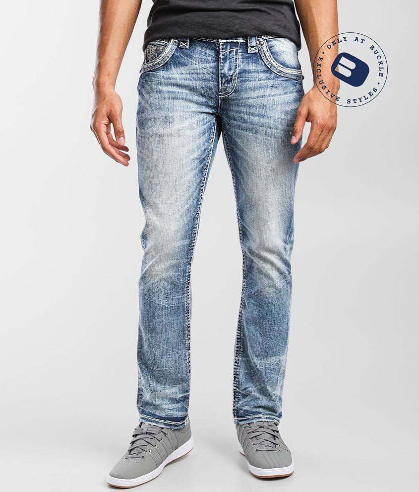 Rock Revival Lucian Slim Straight Stretch Jean - Men's Jeans in Lucian ...