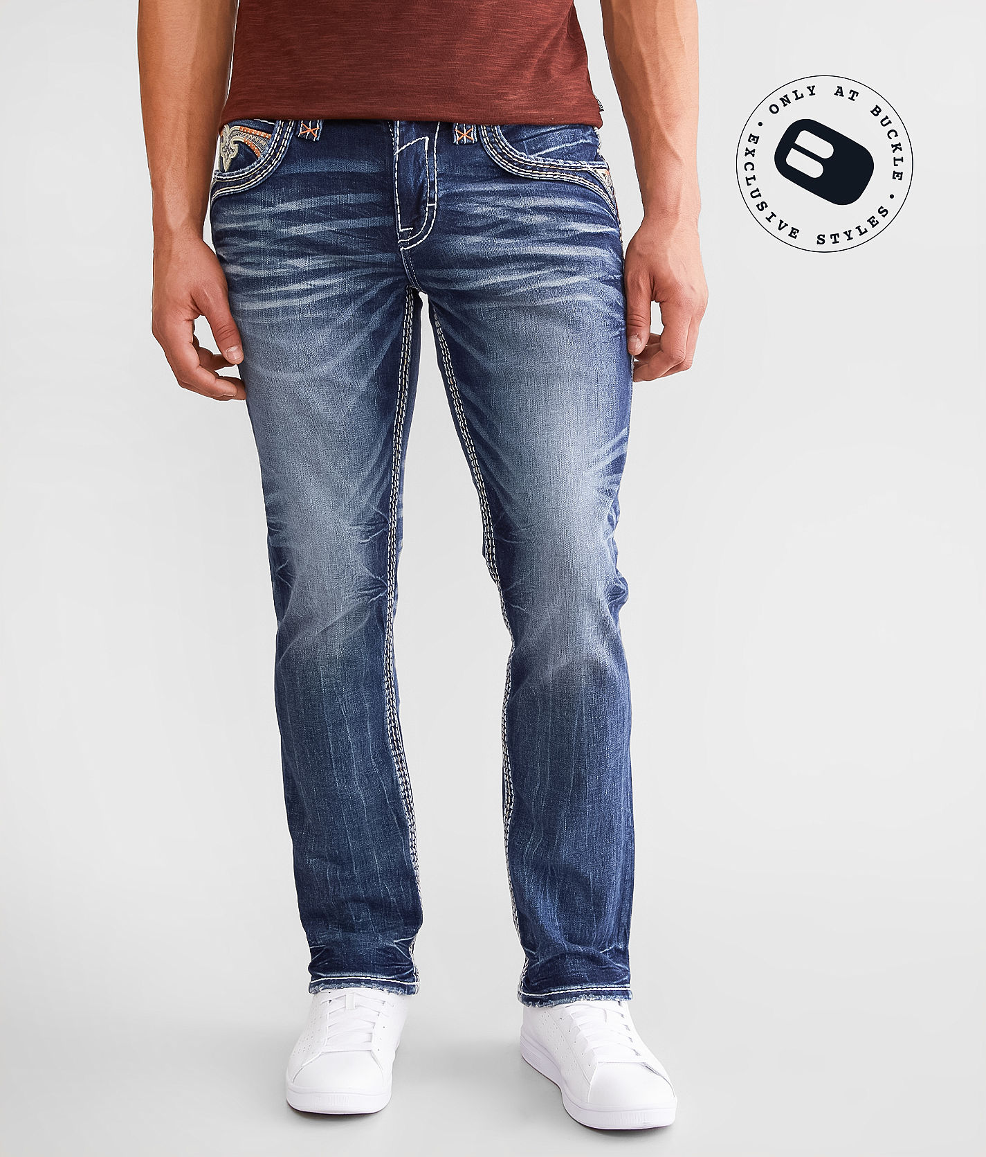 Mens rock revival jeans on clearance sale