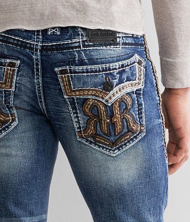 Rock Revival Garlyn Slim Boot Stretch Jean back pocket view