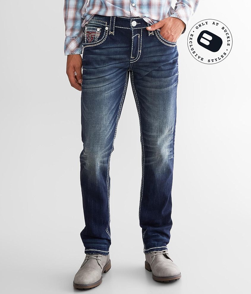 Rock Revival Kian Slim Straight Stretch Jean front view