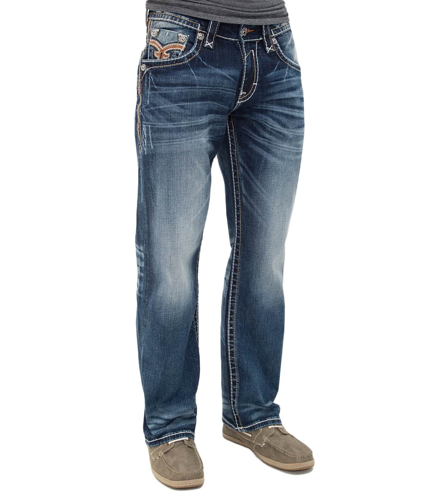 rock revival relaxed fit jeans