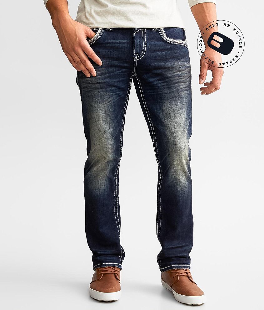 Rock Revival Eithan Slim Straight Stretch Jean front view