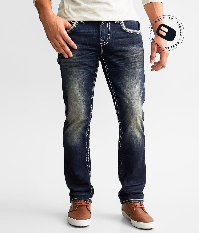 Rock Revival Eithan Slim Straight Stretch Jean - Men's Jeans in Eithan ...