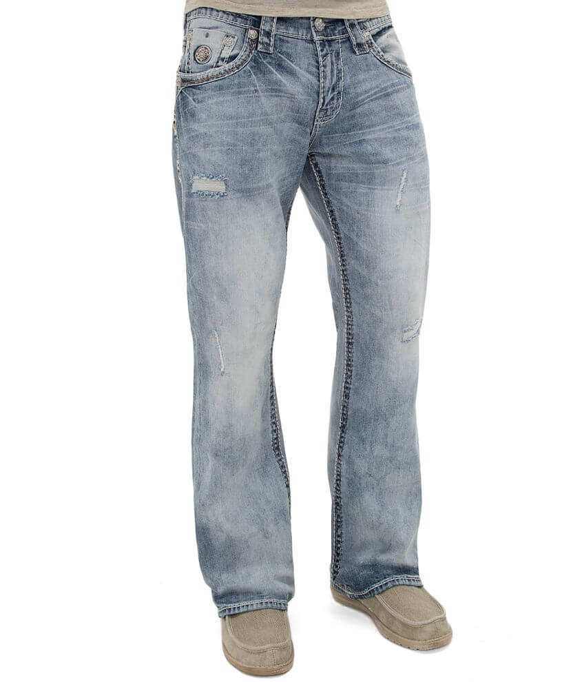 Rock Revival Penn Relaxed Straight Stretch Jean front view