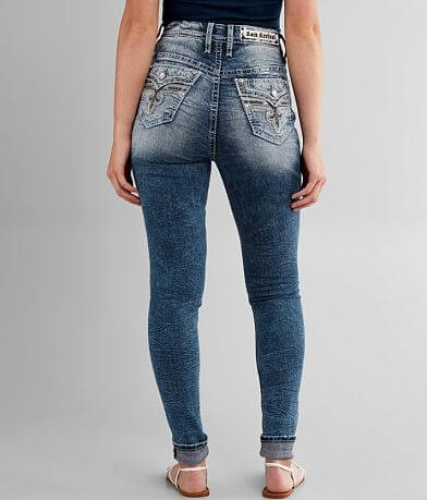 Rock Revival Rio Red Ultra High Rise Skinny Jean BACK
