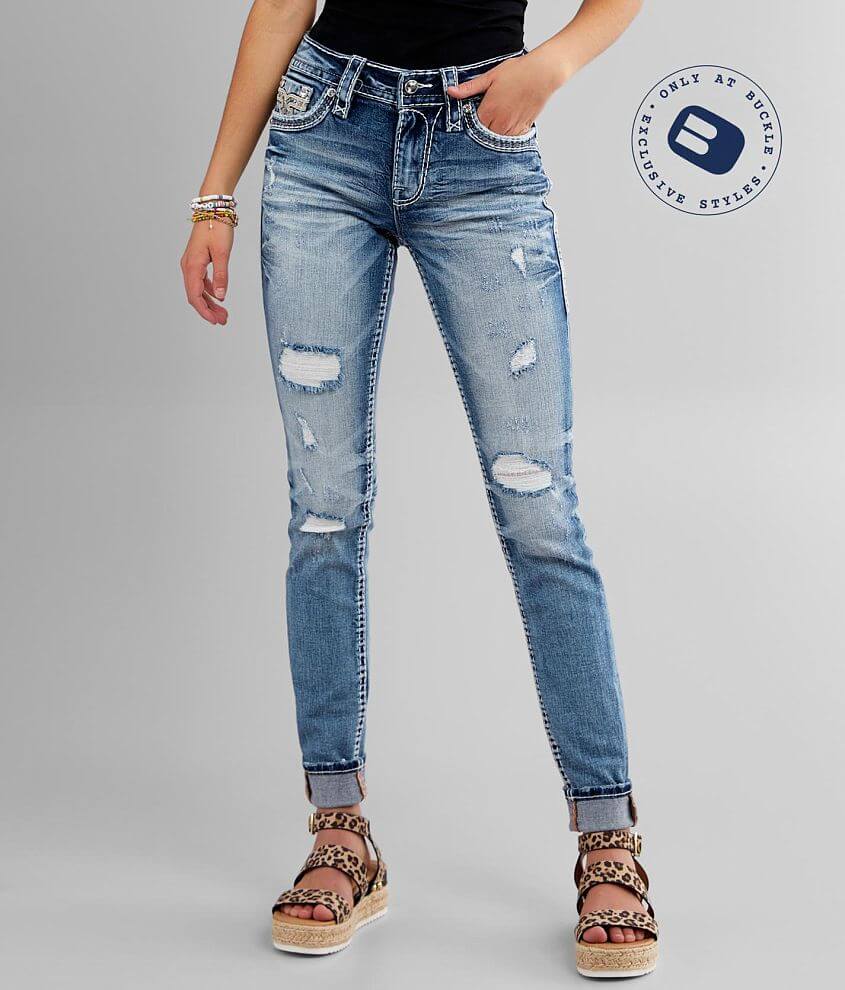 Rock Revival Katydid Mid-Rise Skinny Stretch Jean front view