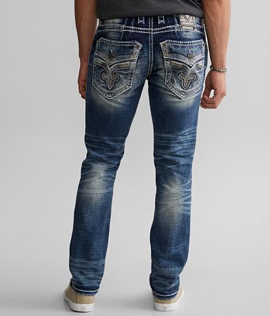 Rock Revival Jonathan Slim Straight Stretch Jean BACK