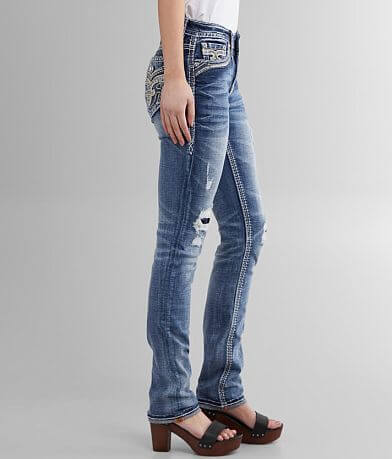 Rock Revival Vitual Pink Mid-Rise Straight Jean FULL_RIGHT_SIDE