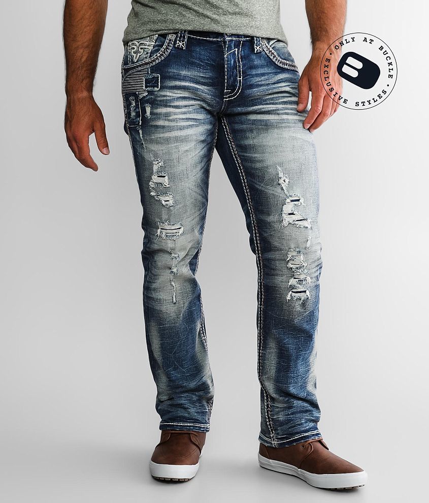 Rock Revival Rye Relaxed Taper Stretch Jean front view