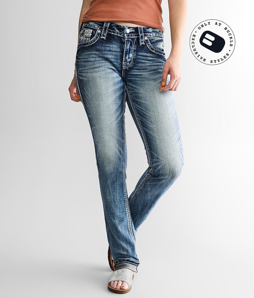 Rock Revival Yandel Easy Straight Stretch Jean front view