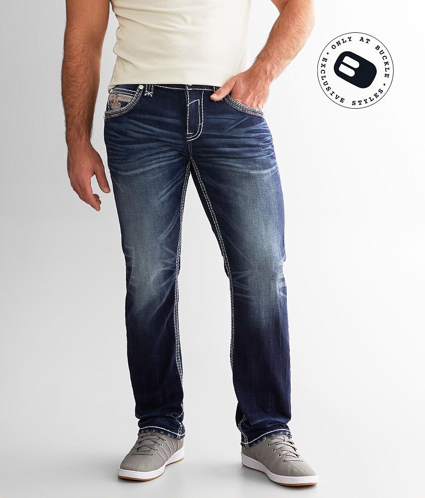 Rock Revival Wilder Relaxed Taper Stretch Jean - Men's Jeans in Wilder ...