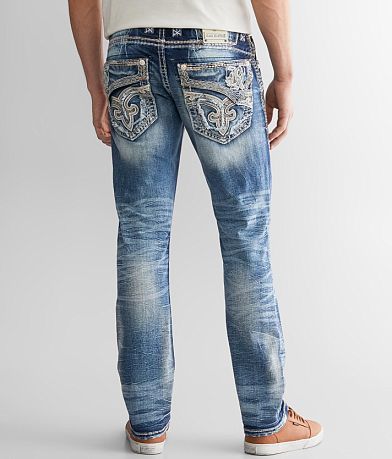 Rock Revival Wilder Slim Straight Stretch Jean BACK