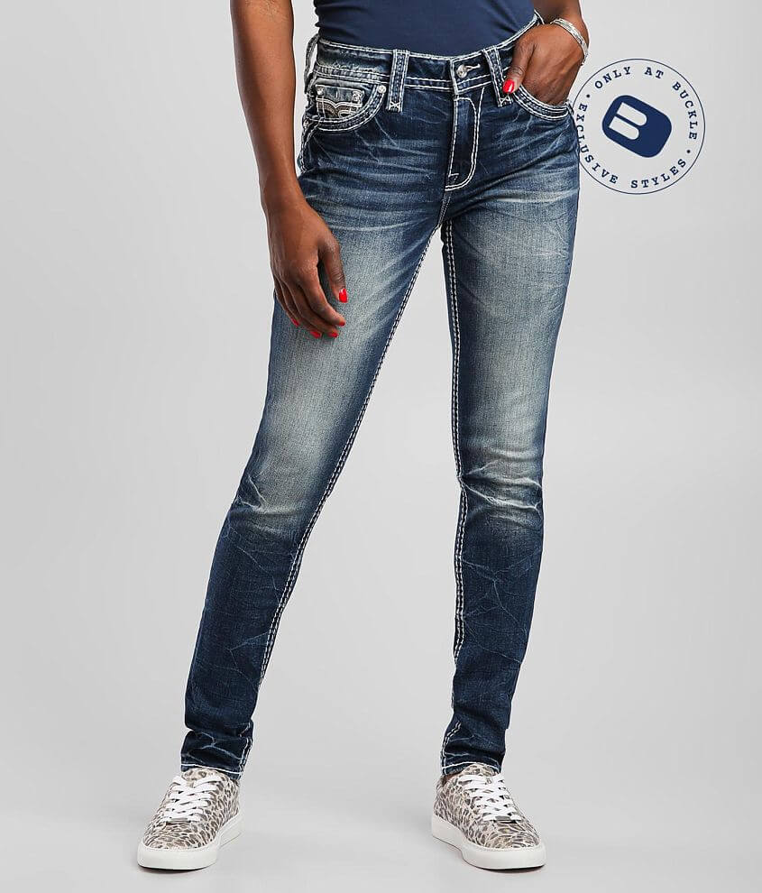 Rock Revival Amberlight Mid-Rise Skinny Jean front view