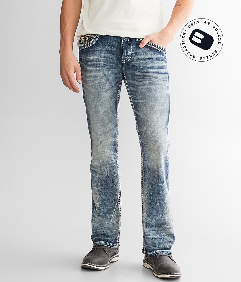 Rock Revival Rolf Slim Boot Stretch Jean - Men's Jeans in Rolf SB203 ...