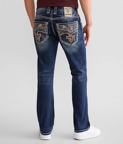 Rock Revival Rolf Slim Straight Stretch Jean back view