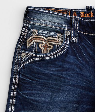 Rock Revival Rolf Slim Straight Stretch Jean misc detail 1 view