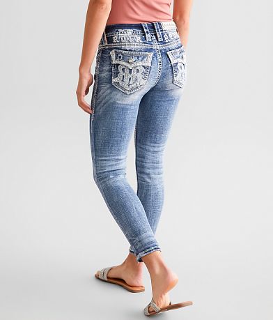 Rock Revival Nadine Mid-Rise Ankle Skinny Stretch Jean front view