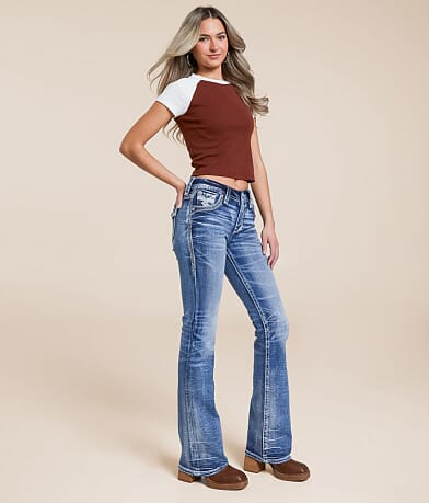 Rock Revival Nadine Mid-Rise Boot Stretch Jean front view
