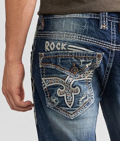 Rock Revival Sami Slim Boot Stretch Jean - Men's Jeans in Sami SB201 ...