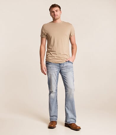 Men's Rock Revival Light Wash Jeans | Buckle