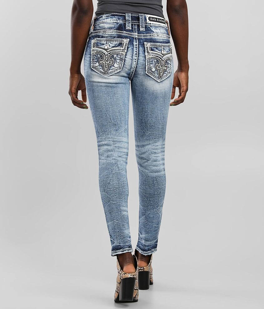 Peacoat Ankle Skinny Stretch Jean