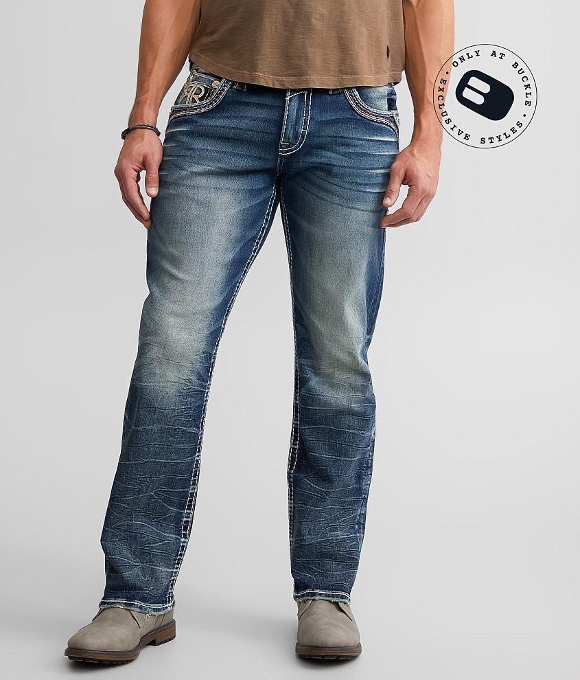 Rock Revival Sutton Relaxed Taper Stretch Jean front view