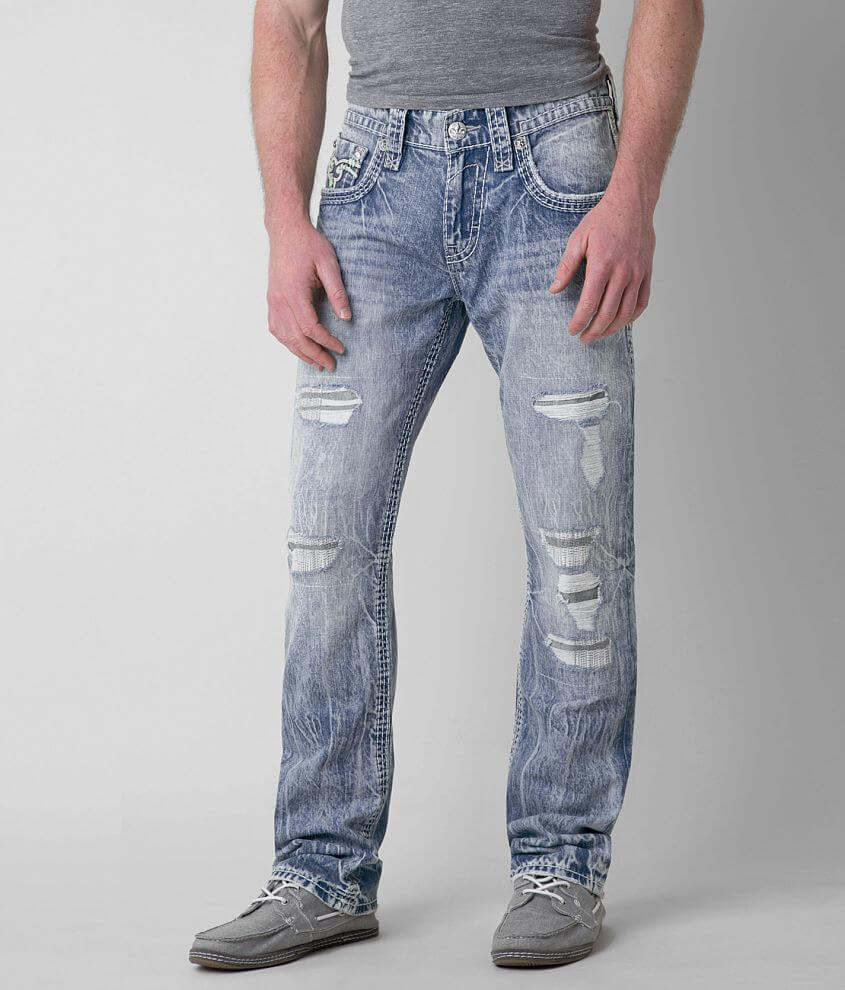 Rock Revival Stibon Relaxed Straight 17 Jean front view