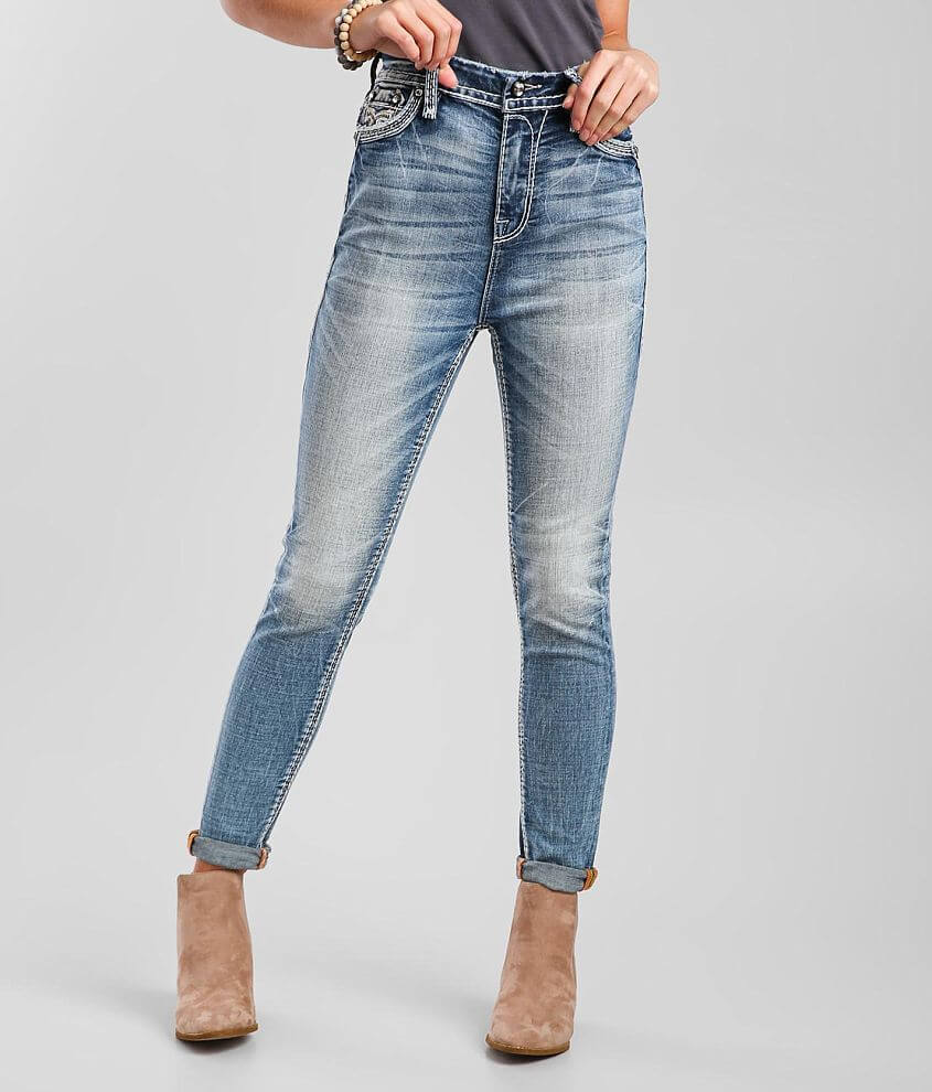 Ultra High Loganberry Skinny Jean