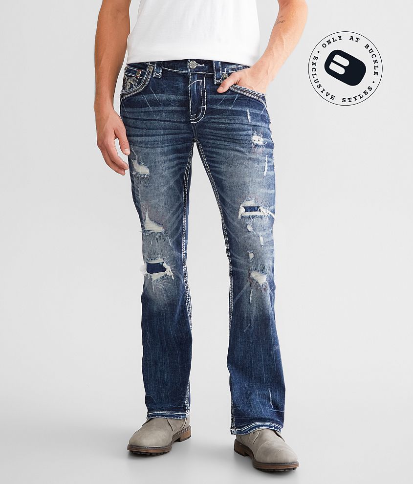 Rock Revival Jules Slim Boot Stretch Jean - Men's Jeans in Jules SB202