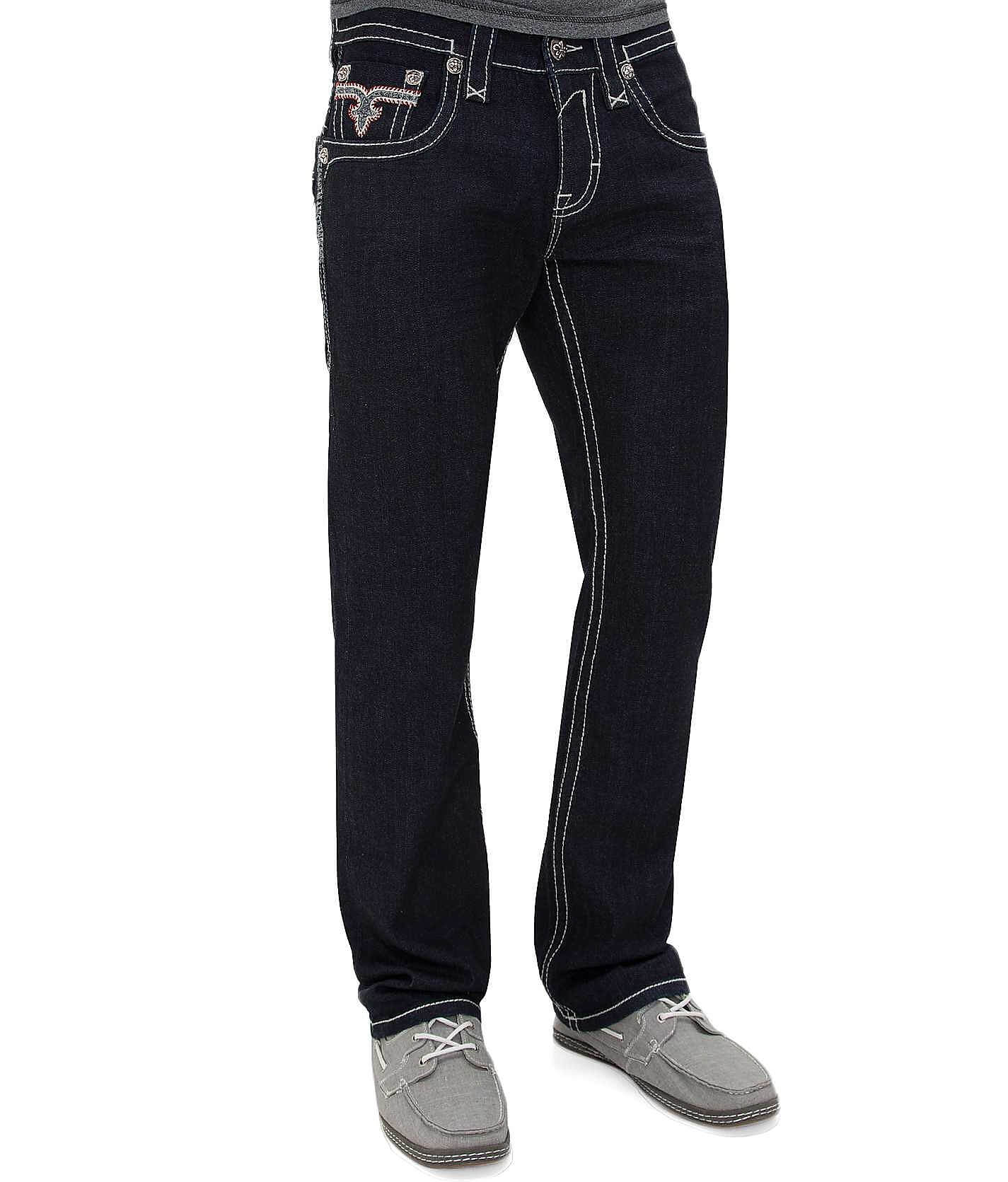 rock revival slim straight jeans