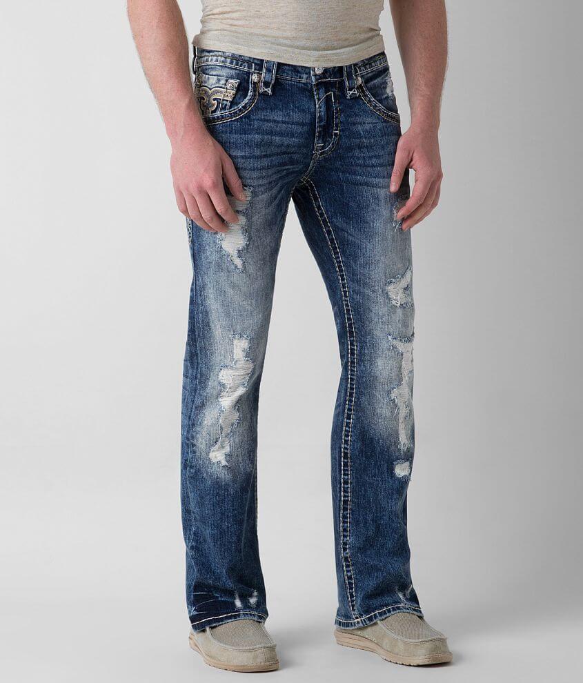 Rock Revival Scion Slim Boot Stretch Jean - Men's Jeans in Scion SB201