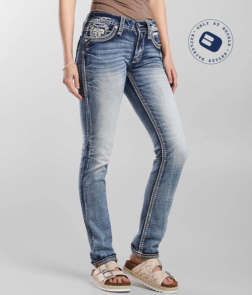 Rock Revival Clove Mid-Rise Straight Stretch Jean front view
