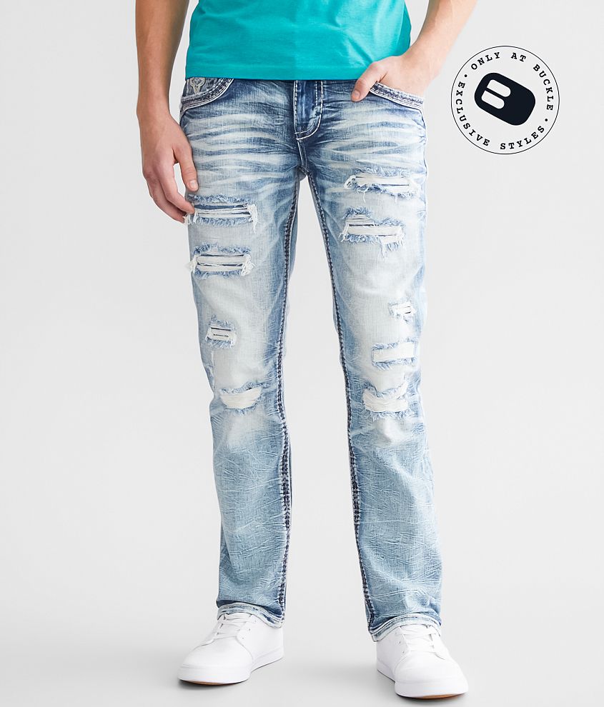 Revival Hymie Slim Straight Stretch Jean - Jeans in Hymie Buckle