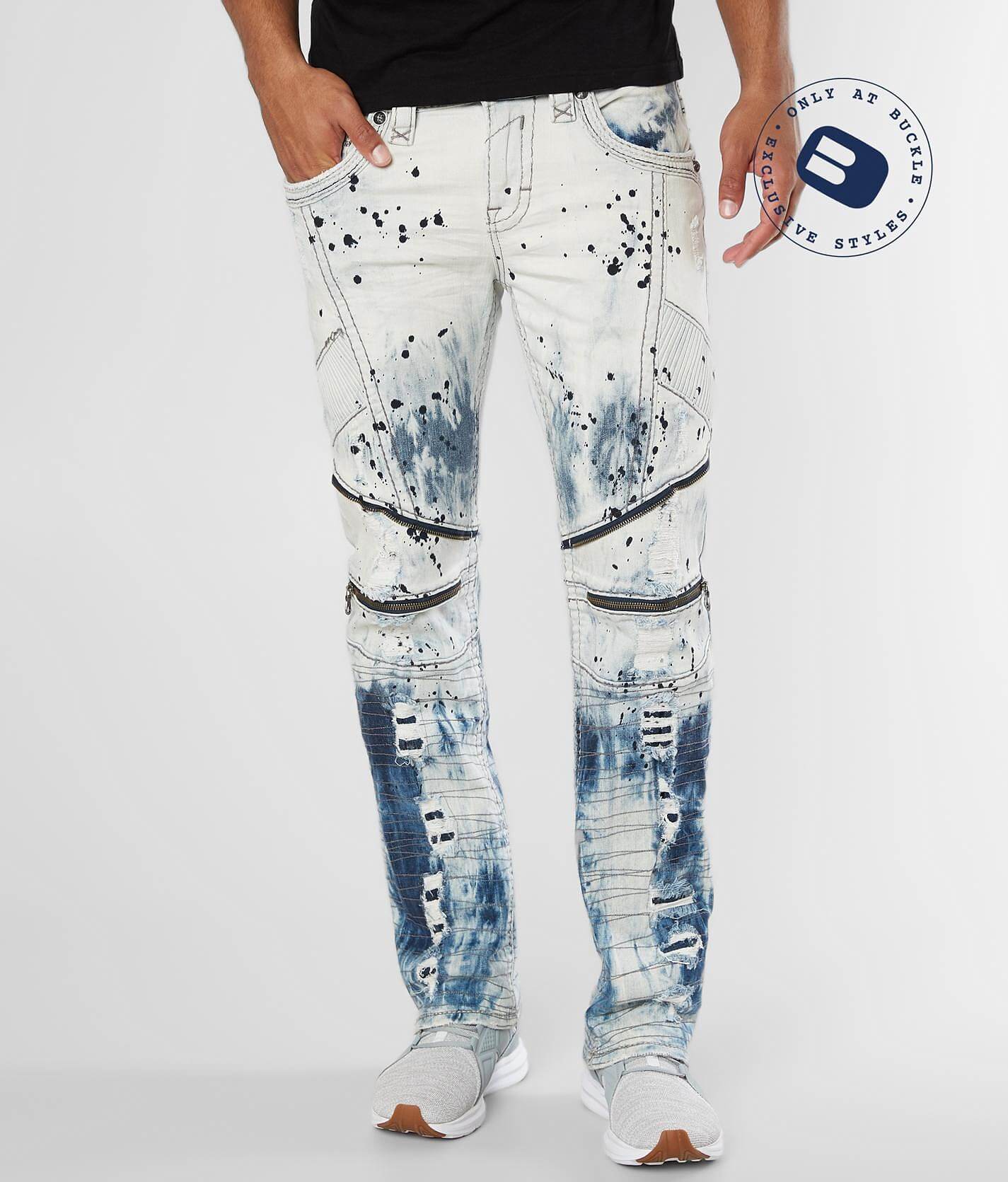 rock revival biker jeans