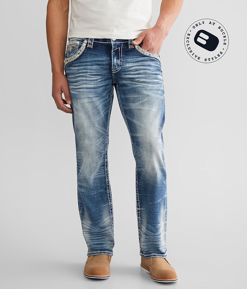 Rock Revival Liam Relaxed Taper Stretch Jean - Men's Jeans in Liam ...