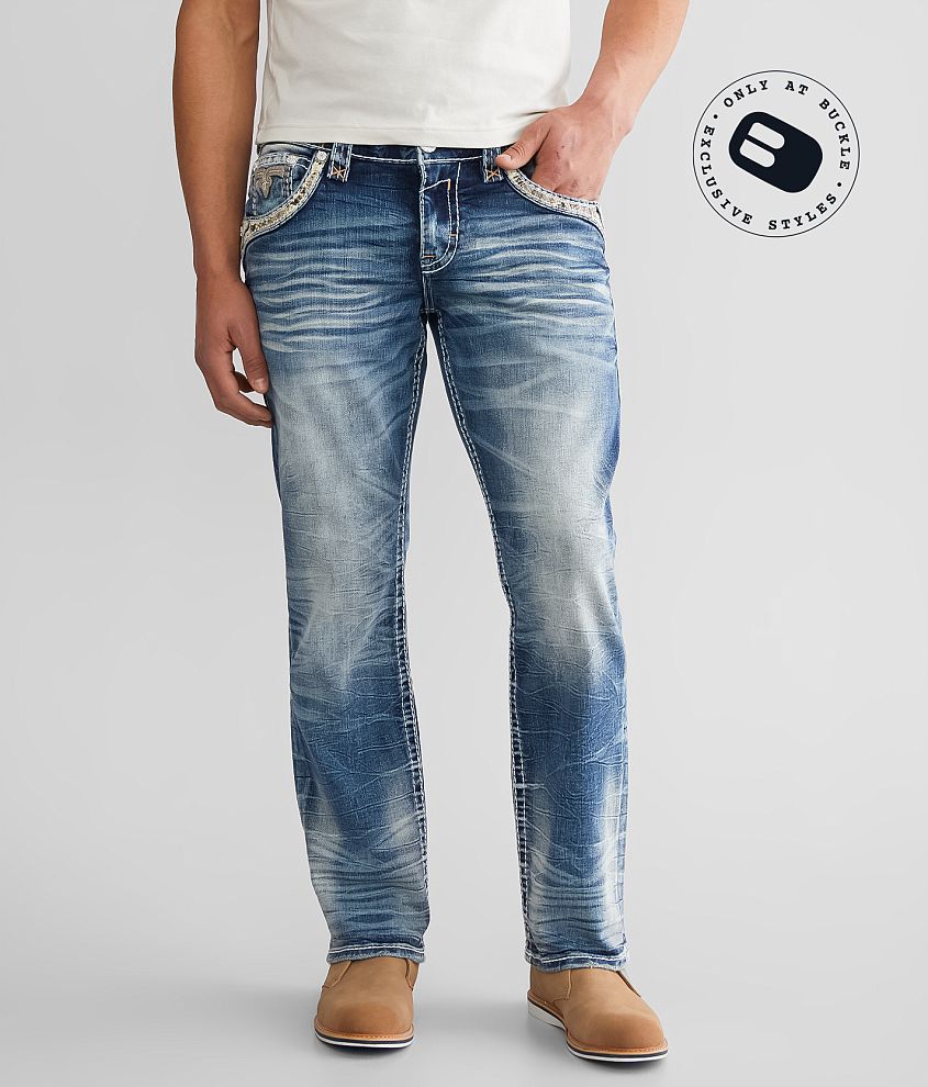 Rock Revival Liam Relaxed Taper Stretch Jean - Men's Jeans in Liam EQ200