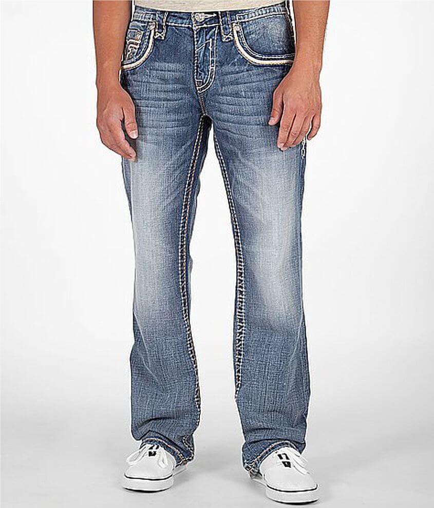 Rock Revival Joshua Relaxed Straight Jean front view