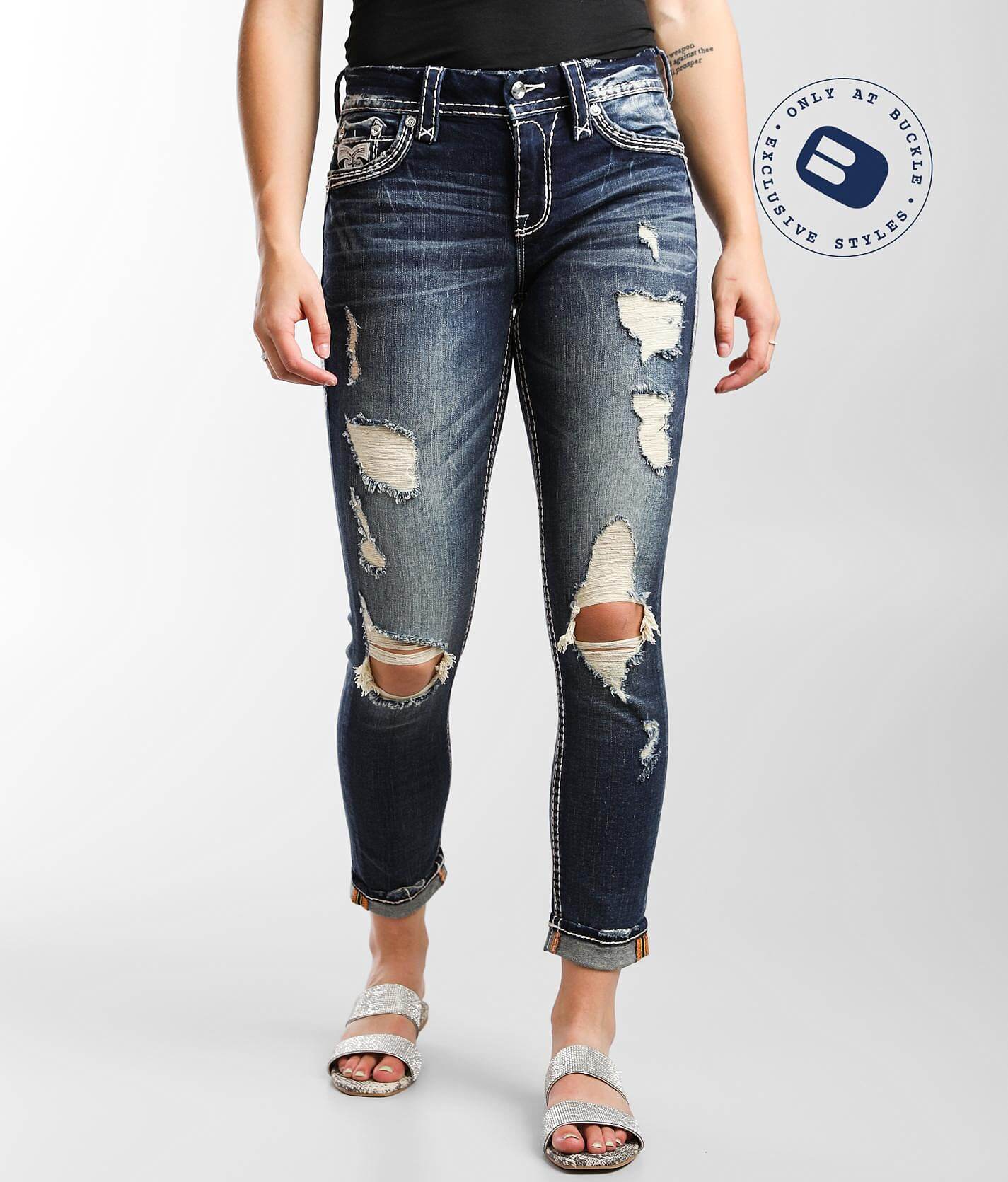 purple rock revival jeans