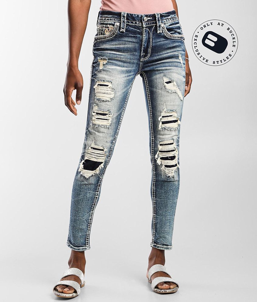 Rock Revival Agata Mid-Rise Ankle Skinny Jean front view