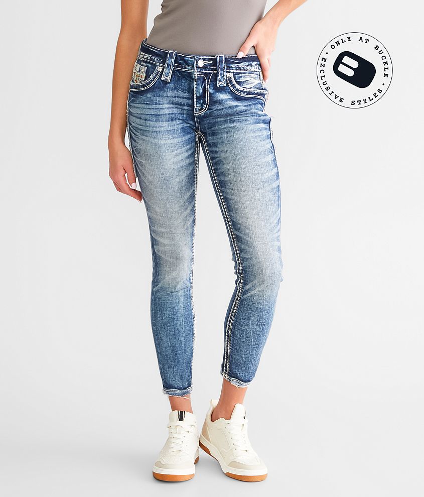 Rock Revival Klayre Low Rise Ankle Skinny Stretch Jean front view