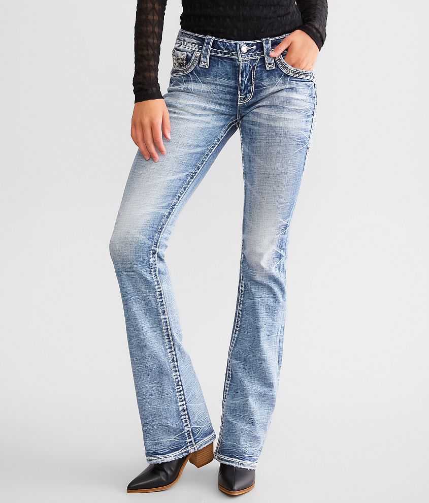 Rock Revival Zarina Low Rise Boot Stretch Jean front view