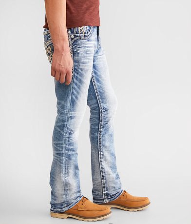 Rock Revival Daxton Stacked Slim Boot Stretch Jean FULL_LEFT_SIDE