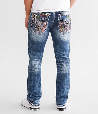 Rock Revival Zadie Slim Straight Stretch Jean back view