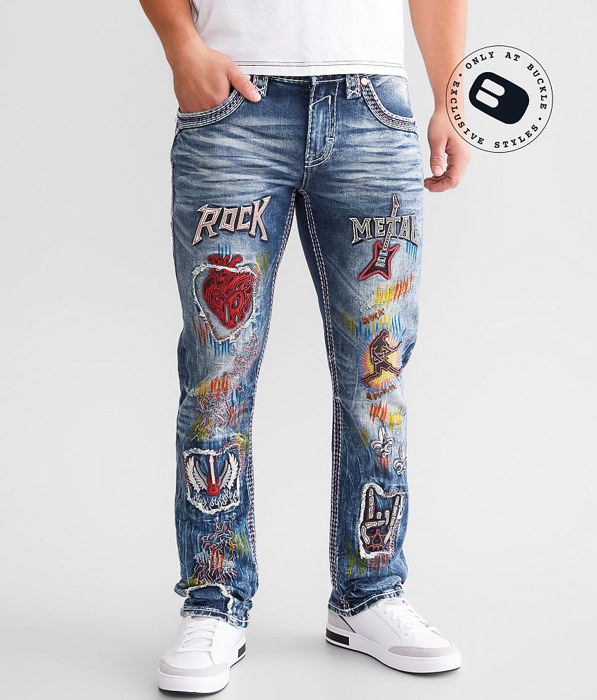 Rock Revival Zadie Slim Straight Stretch Jean - Men's Jeans in Zadie ...