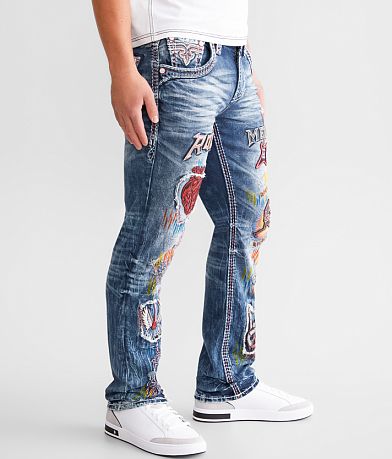 Rock Revival Zadie Slim Straight Stretch Jean full left side view