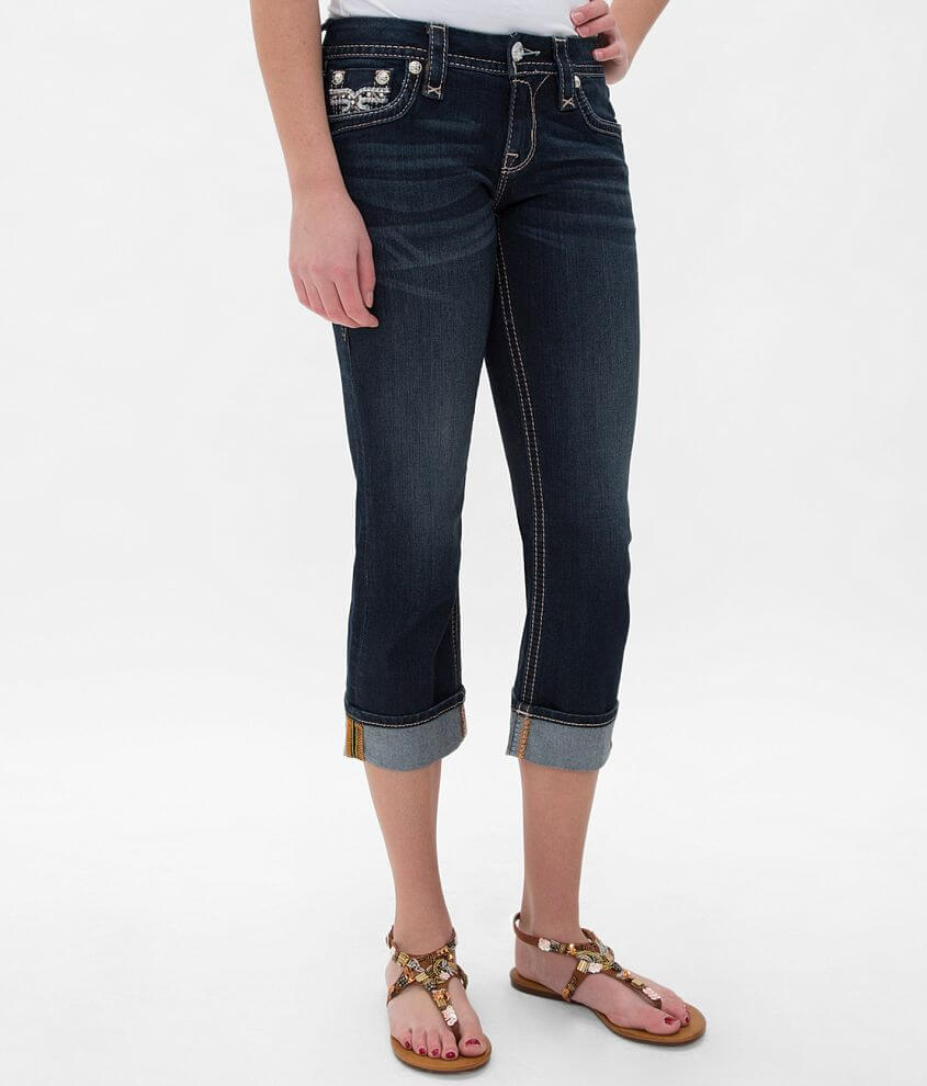 Rock Revival Maisky Easy Stretch Cropped Jean front view
